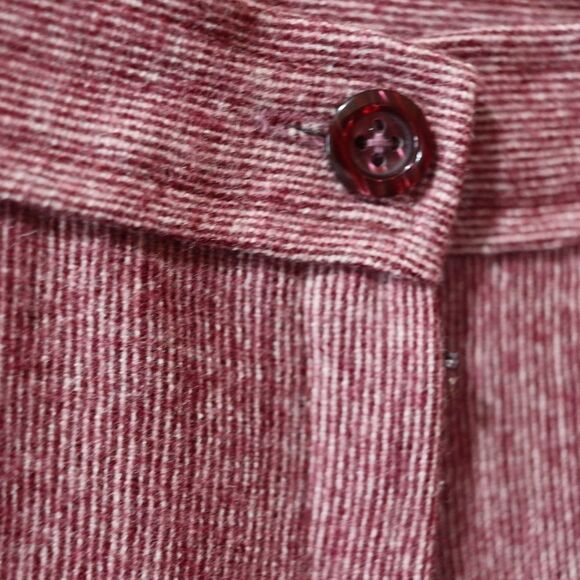 Horny Berry Vintage Purple Textured Pantsuit Jacket & Pants Professional LG - Picture 9 of 16